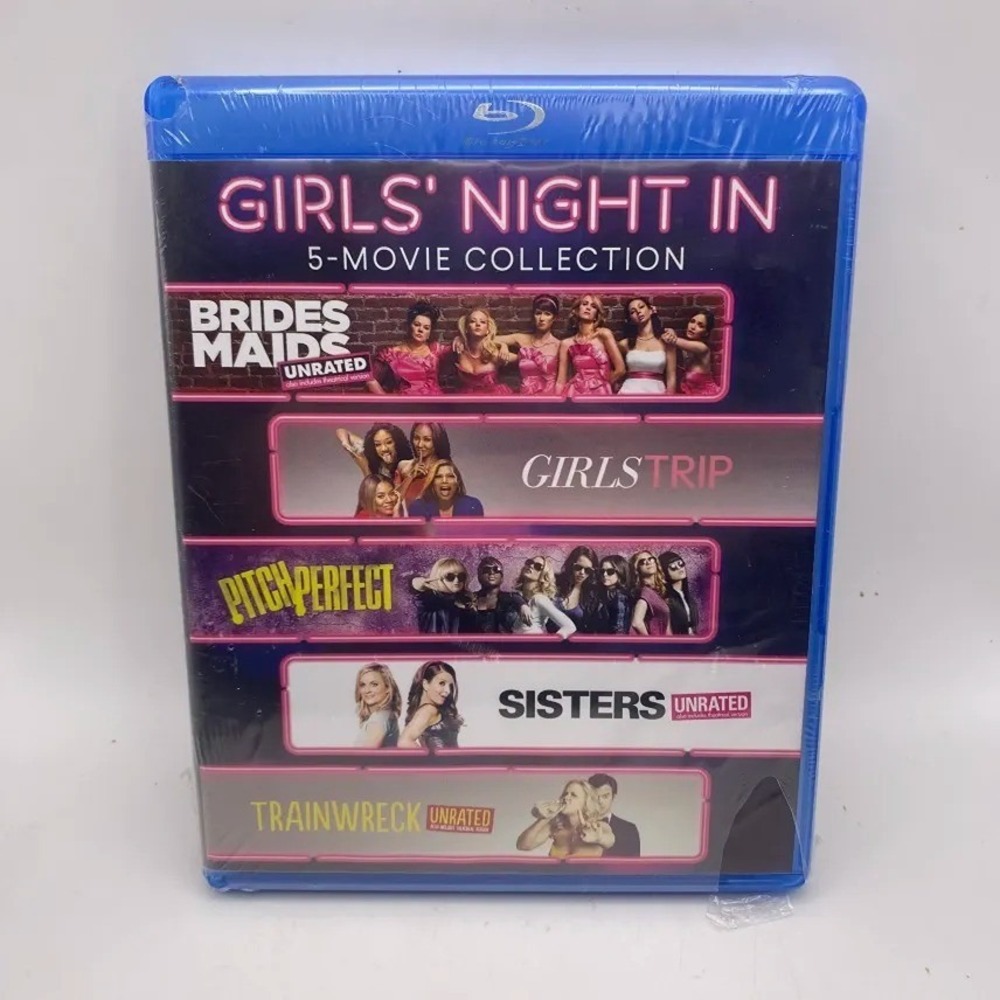 Girls Night In 5 Movie Collection Blu Ray NEW SEALED Bridesmaids Girls Trip